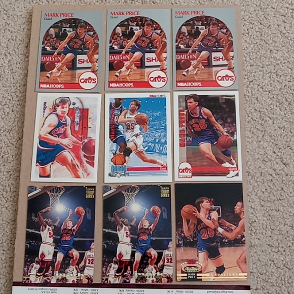 Lot of 36 Mark Price Cleveland Cavs basketball cards - Picture 13 of 16